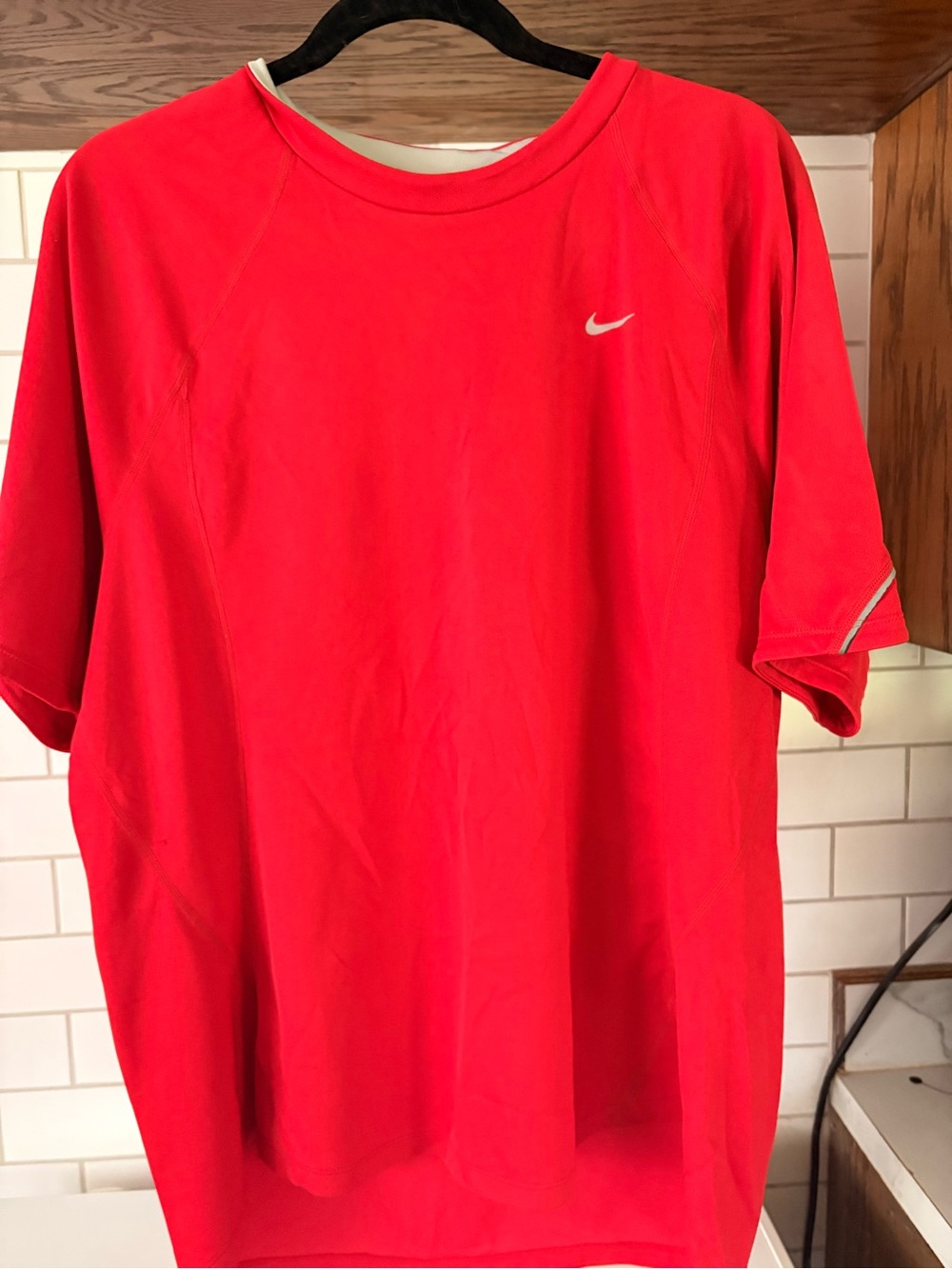 Nike Men’s Bright Red Short Sleeve Athletic Tee